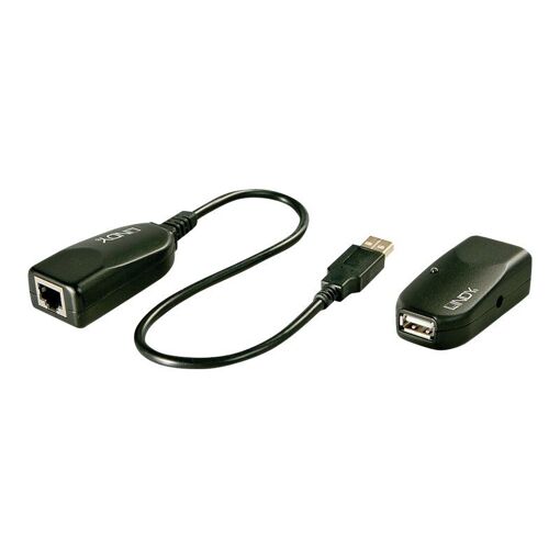 Extensor Lindy USB 2.0 CAT5 (unidades transmisor y receptor)