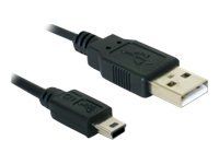 Câble USB Delock - 1m, USB A vers Mini USB B