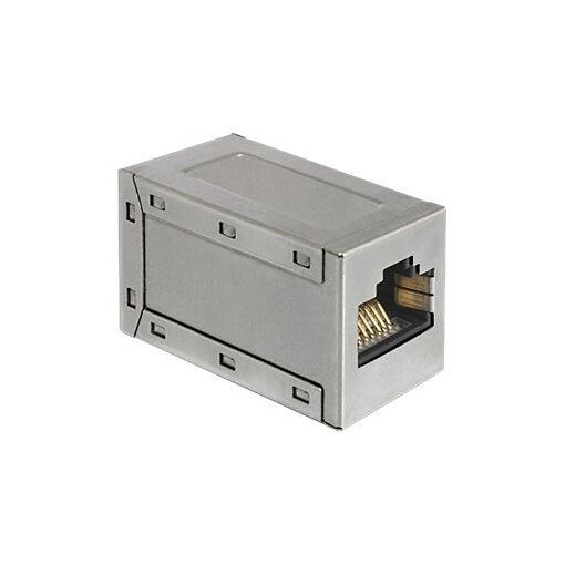 Delock RJ45 Gender Changer Silver