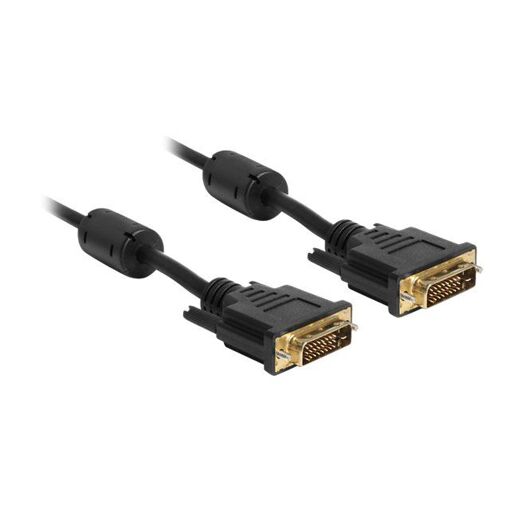 Delock DVI Cable 3m DVI-D Black