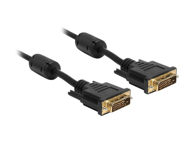 Cable DVI Delock 3 m DVI-D Negro