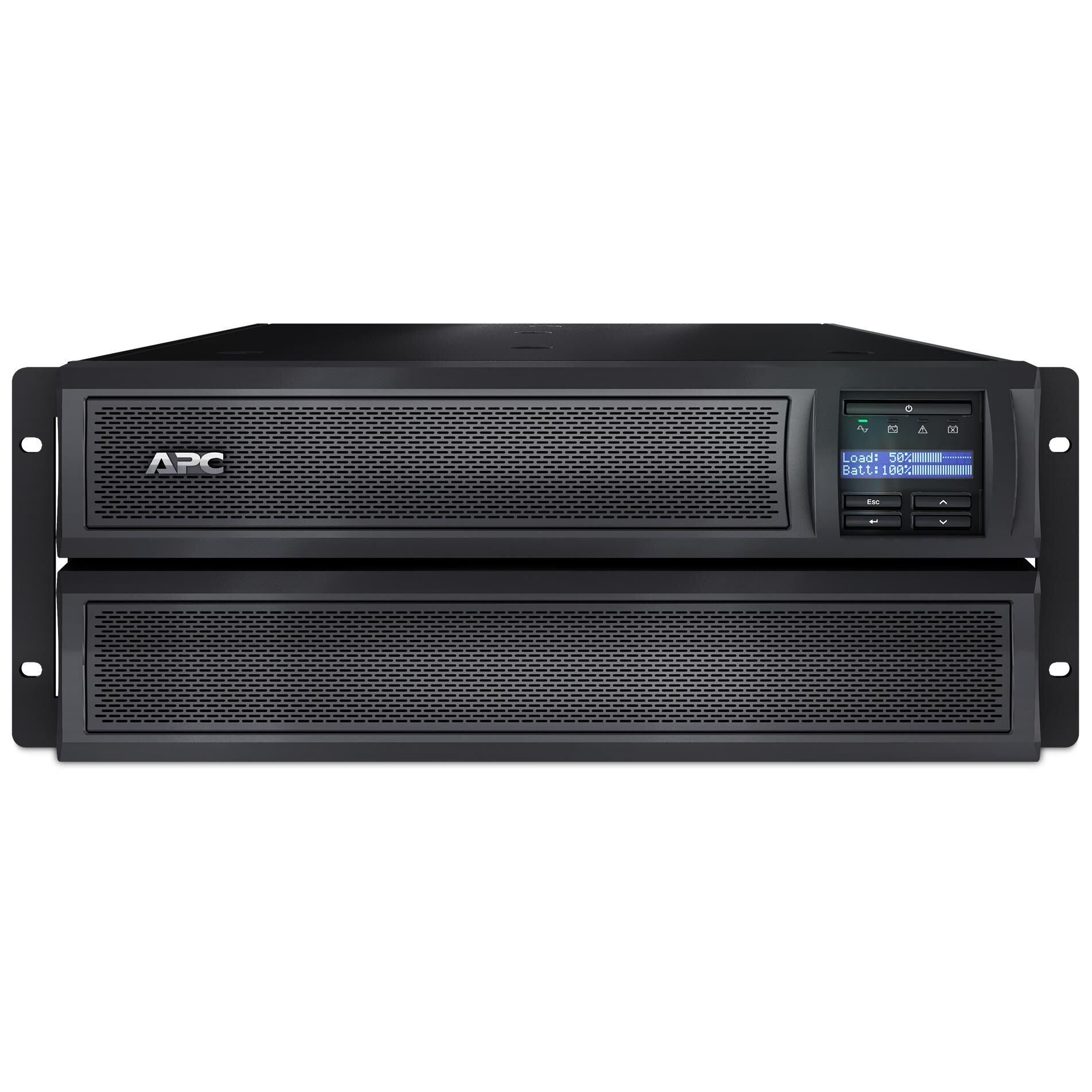 APC Smart-UPS X 2200 Rack/Torre LCD - UPS (Montable en Rack / Externo) - 230V CA - 1980W - 2200VA - RS-232, USB - Conectores de Salida 12 - 4U - Negro
