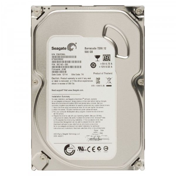 Seagate Barracuda 500GB 3.5' SATA II 3Gb/s