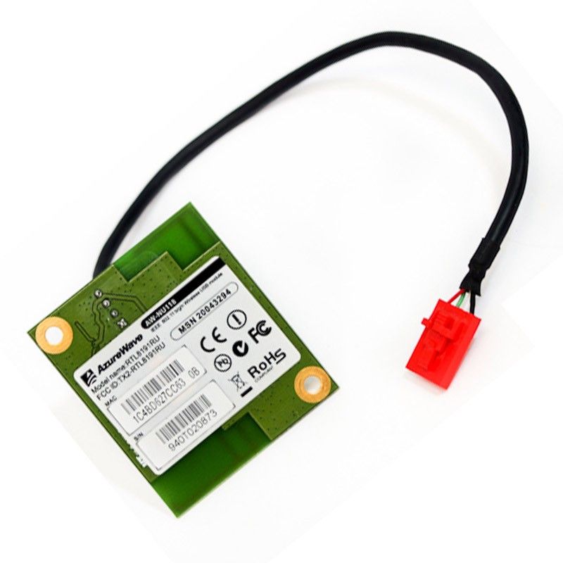 AzureWave AW-NU118 802.11b/g WLAN Card with 4-Pin Cable, 54Mbps, 22cm