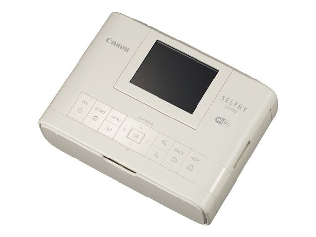Canon SELPHY CP1300 Printer - Color - Thermal Sublimation - 2x 148 x 100 mm up to 0.78 min/page (color) - USB, USB Host, Wi-Fi - White