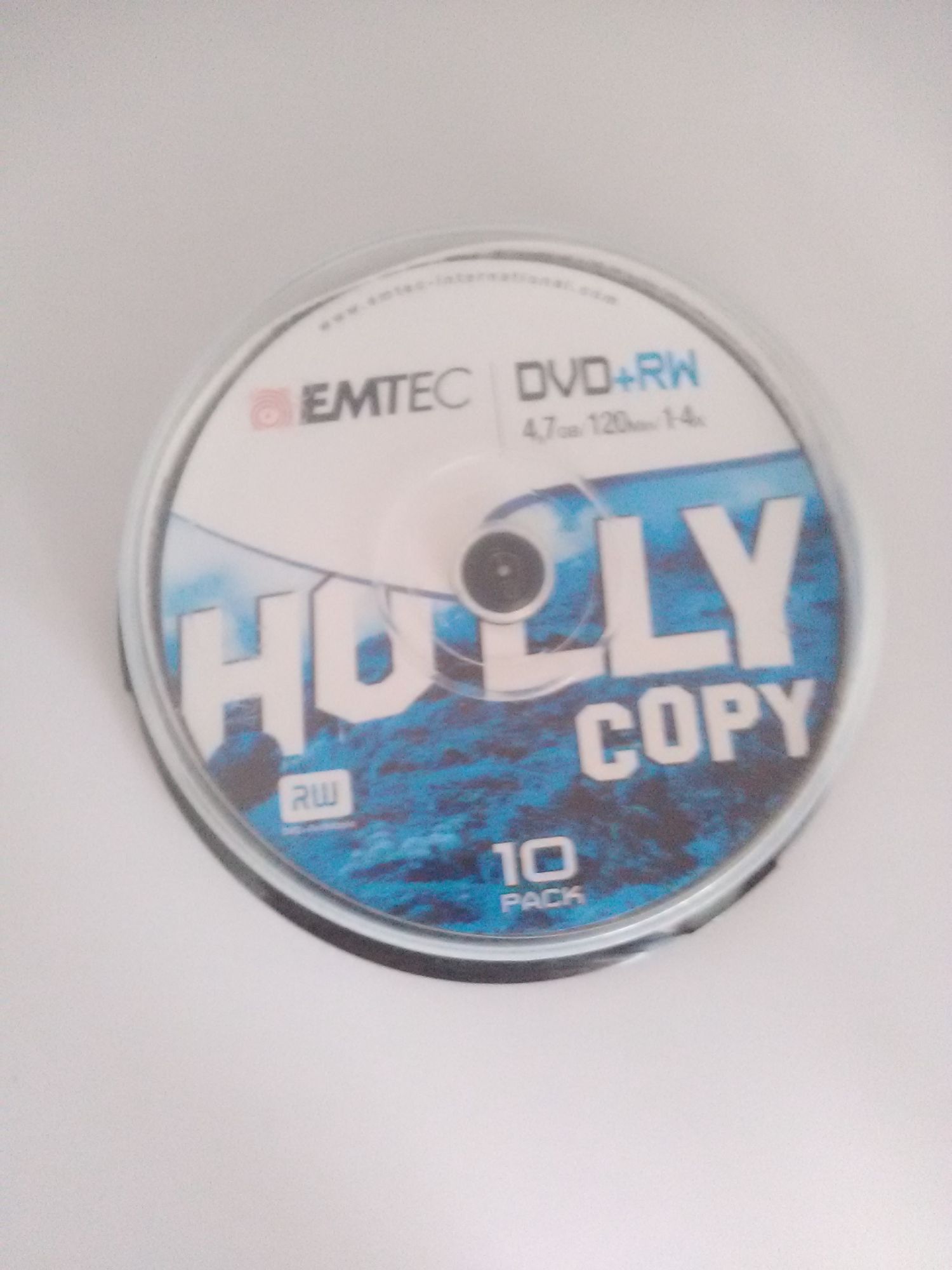 Dexxon DVD+RW 10 Pack - 4.7GB (120 minutes) 1x-4x Silver Spindle