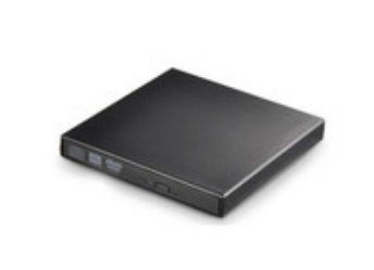MicroStorage Portable Slim - CD-RW/DVD-ROM Drive - 24x Read/8x Write - USB 2.0 - Black