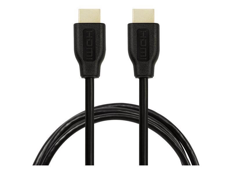 2direct High-Speed HDMI with Ethernet Cable - 1m - Black