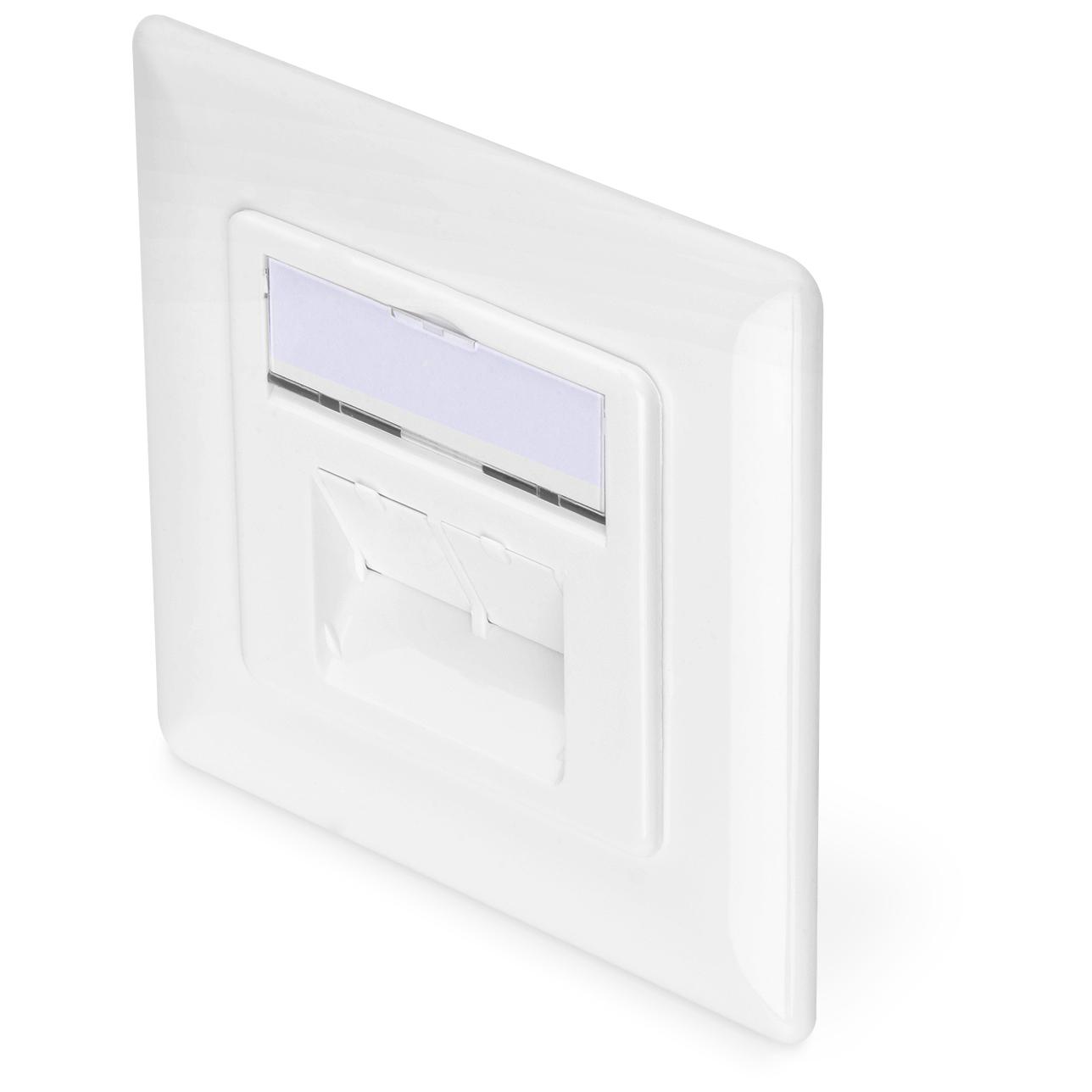 Digitus CAT 6A Class EA Network Socket, Shielded, Mounted