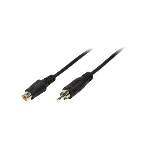 LogiLink - Rallonge de câble audio - RCA femelle pour RCA mâle - 10 m - Noir