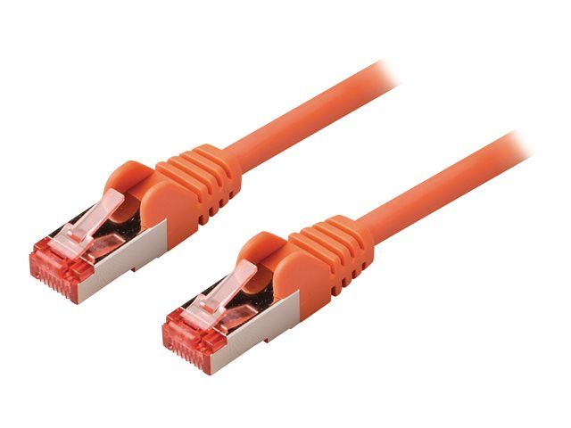 Nedis Valueline Network Cable - 15m, RJ-45 (M) to RJ-45 (M), CAT 6 SFTP, Halogen-Free, Molded Round, Hook-Free - Orange