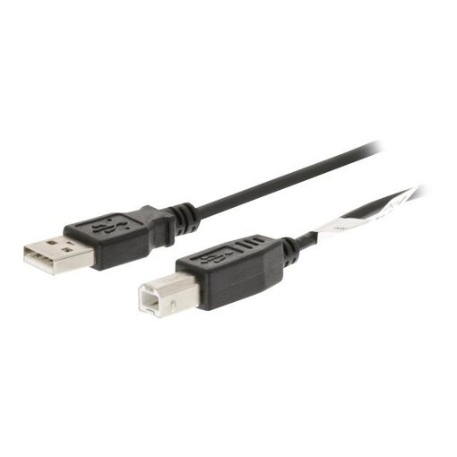 Nedis Valueline USB Cable - 3m, Type B (M) to Type B (M), USB 2.0, Black