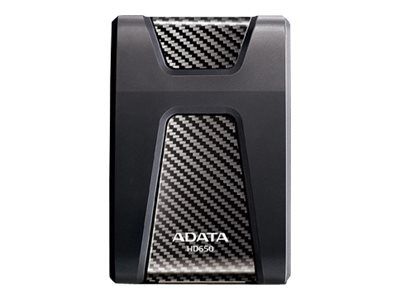 ADATA DashDrive Durable HD650 - 2TB External Hard Drive - 2.5" - USB 3.0 - Black