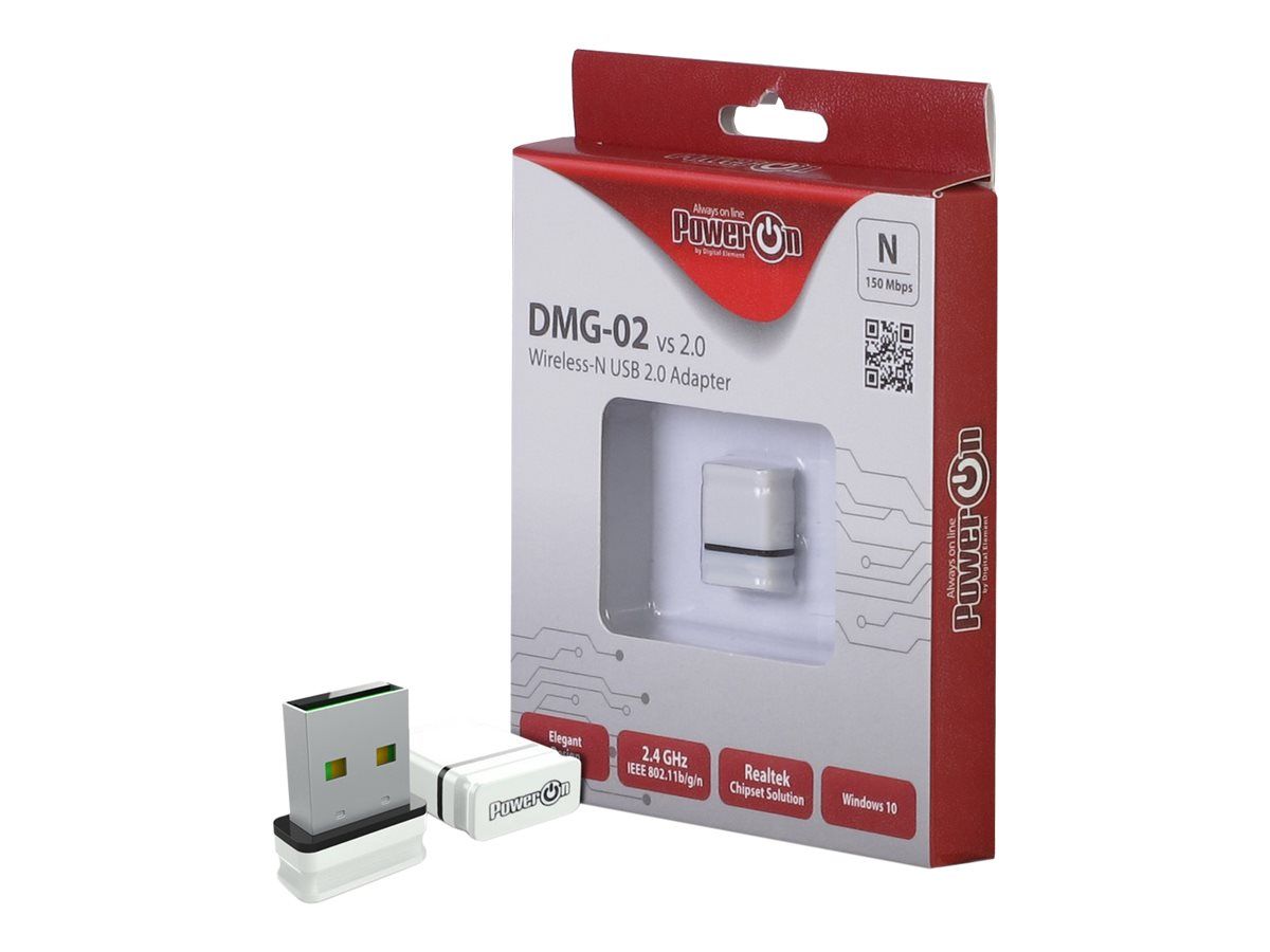 Inter-Tech Network Adapter - USB 2.0 - 802.11b/g/n