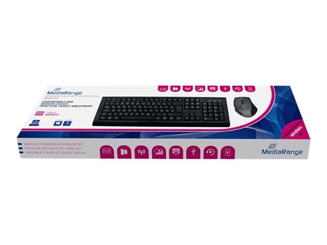 MediaRange Wireless Keyboard and Mouse Set