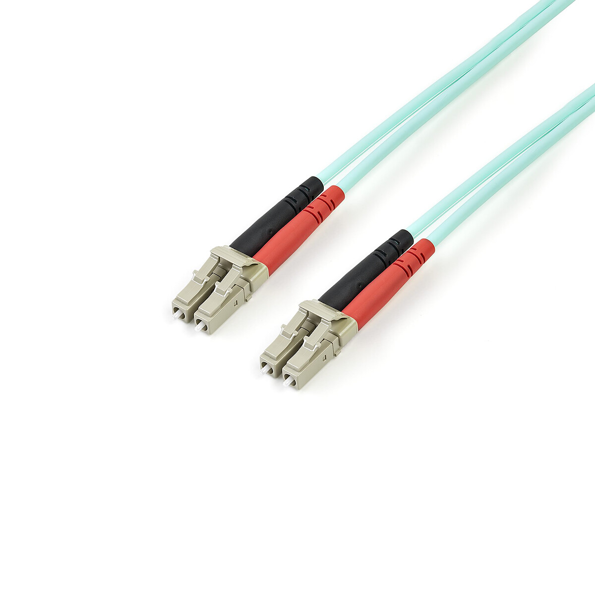 StarTech.com Câble fibre optique duplex OM3 50/125 multimode LC/LC - 3 m - Turquoise