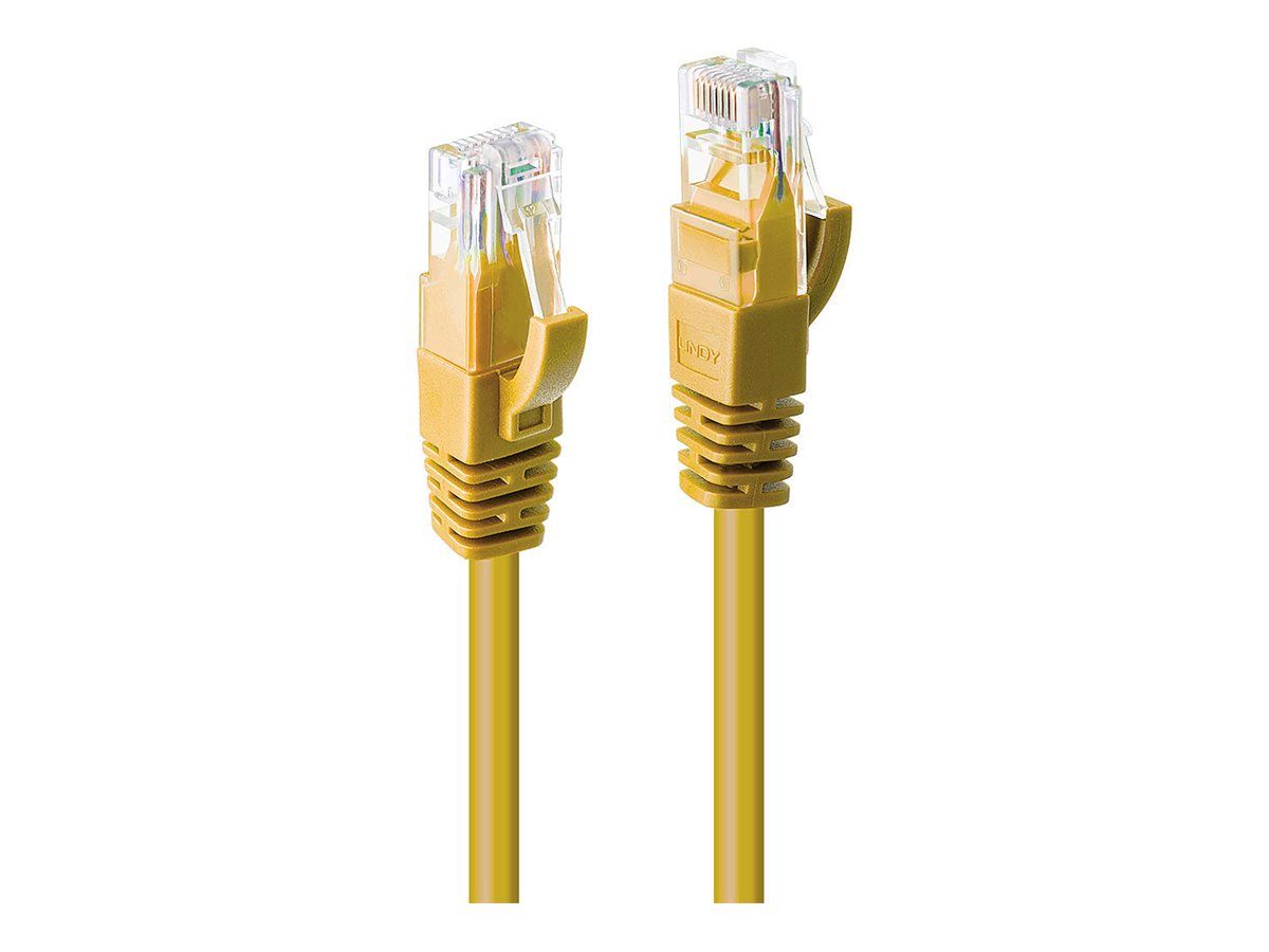 Câble Lindy Cat6 RJ-45, 5 m, Jaune