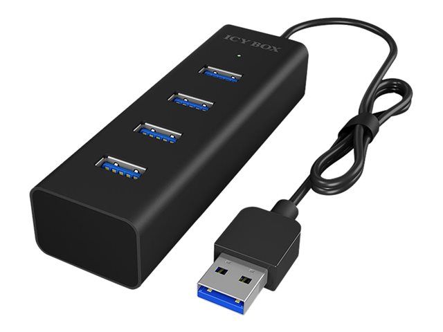 RaidSonic ICY BOX IB-HUB1409-U3 4-Port SuperSpeed USB 3.0 Hub (Desktop)