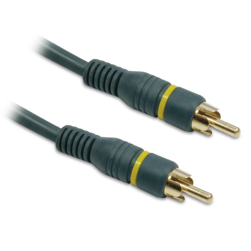 Metronic 1 RCA Male to 1 RCA Male Audio/Video Cable