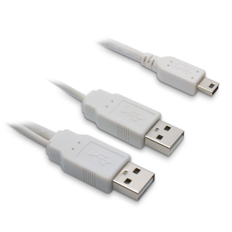Cable USB 2.0 Metronic en Y 2A / Mini B