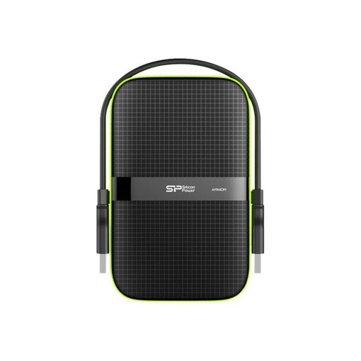 Silicon Power Armor A60 - 5TB External Hard Drive - 2.5" - USB 3.1 Gen 1 - Black