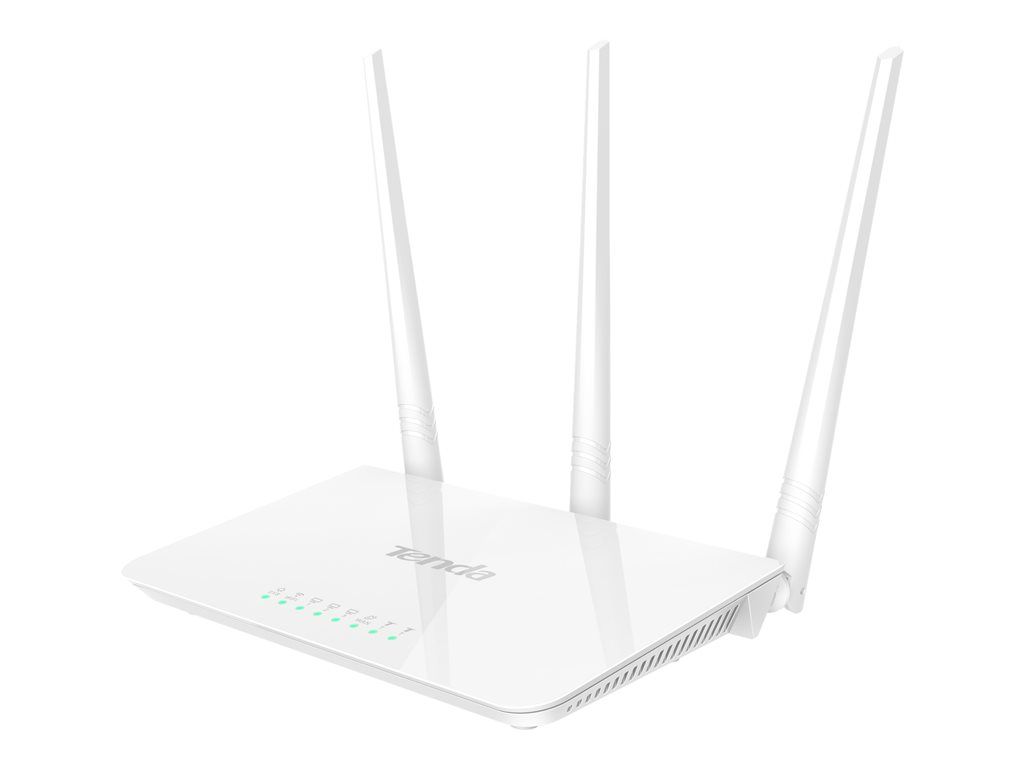 Tenda F3 WiFi Router - 300 Mbps, 3 * 5dBi Antennas, Parental Control, Wi-Fi Synchronization Function, WPA, WISP Mode