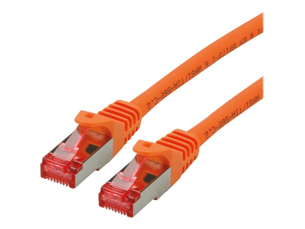 Câble Secomp RJ-45 Cat 6, 1 mètre, Orange