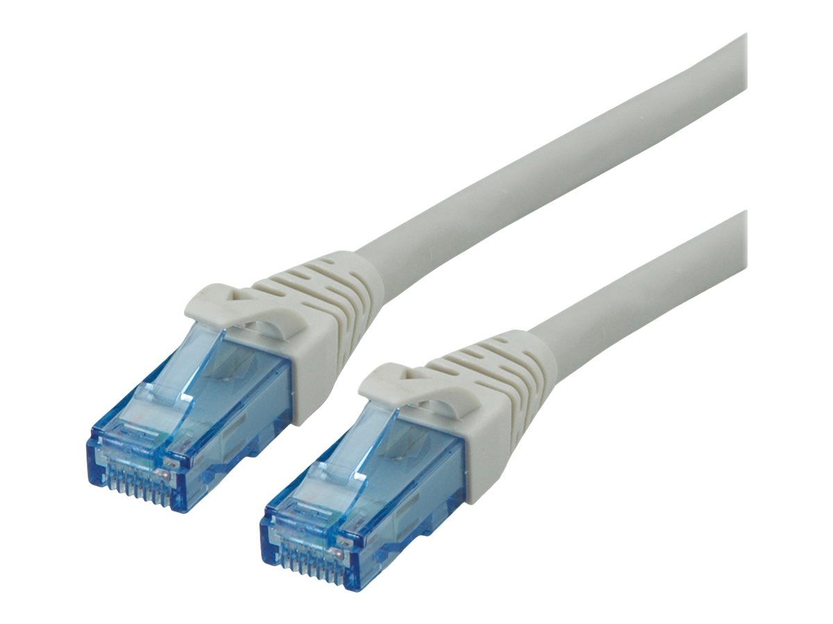 Secomp CAT 6a UTP RJ-45 Cord, 5m, Halogen-Free, Molded, Locked, Grey