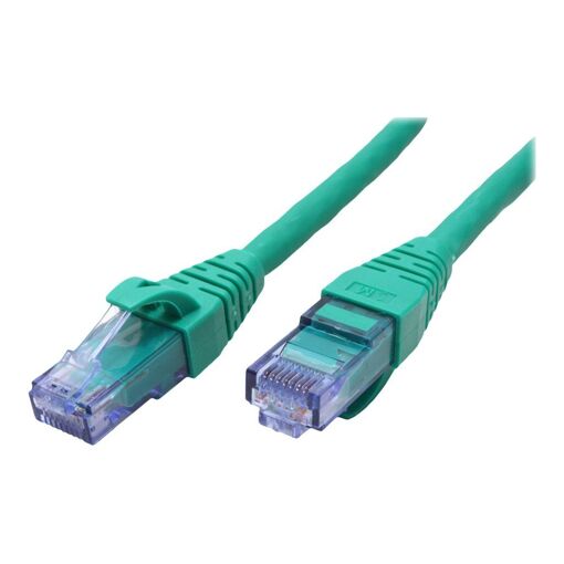 Secomp CAT 6a UTP RJ-45 M to RJ-45 M Cable, 2m, Halogen-Free, Molded, Locked, Green