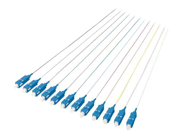 Câble optique en fibre monomode Digitus Professional - 2m, 9/125µm, OS2, Gris, Noir, Blanc, Bleu, Jaune, Rouge, Vert, Brun, Orange, Violet, Rose, Turquoise