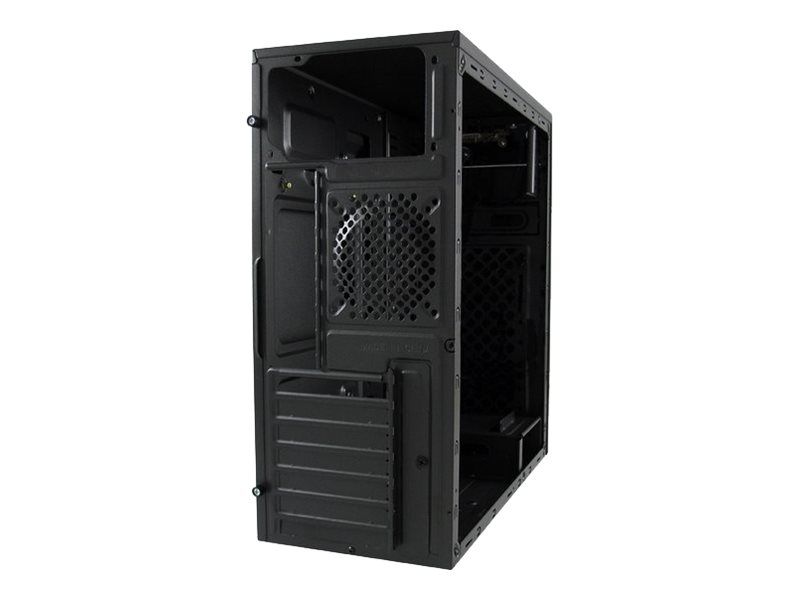 LC Power Classic 7037B ATX Case - Black/Brushed Aluminum - No Power Supply