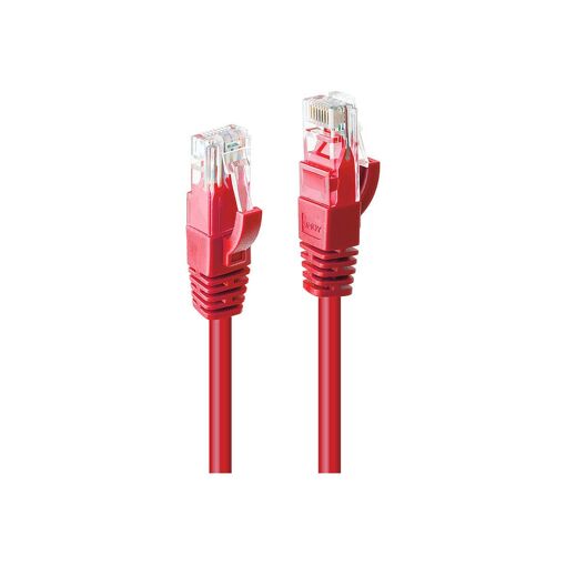 Câble Lindy RJ-45 UTP CAT 6 Rouge