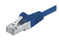 M-Cab CAT5e SF-UTP Network Cable, Blue, 1.5m (S-FTP)