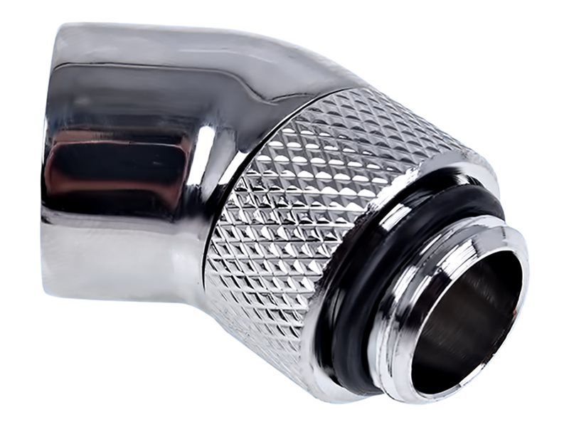 Alphacool Eiszapfen 45° Rotatable Adapter - G1/4 Outer to G1/4 Inner Thread