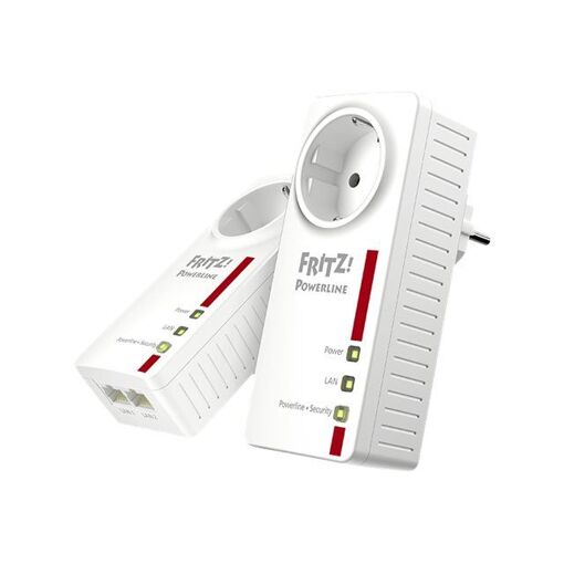 Fritz!Powerline 1220 - 1GbE CPL Adapter, HomePlug AV (HPAV) 2.0, IEEE 1901 Wall Plug