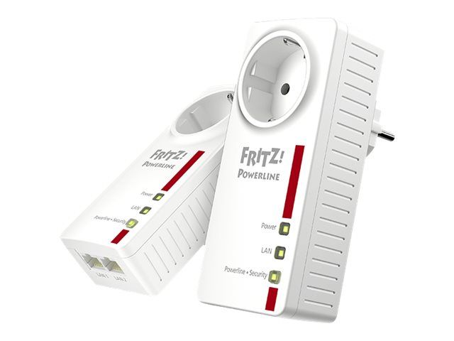 AVM Fritz!Powerline 1220 - CPL Adapter - 1GbE, HomePlug AV (HPAV) 2.0, IEEE 1901 - Wall Mount