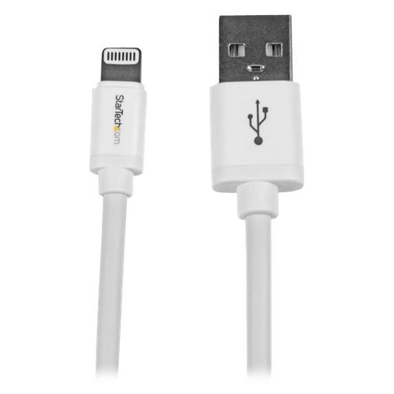 Startech Lightning to USB Cable for iPhone, iPod, iPad - 2m White