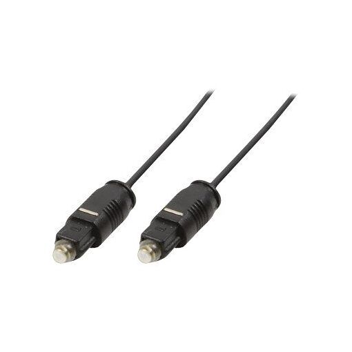 Câble audio numérique 2direct - TOSLINK mâle à TOSLINK mâle - 10 m - Fibre optique - Noir