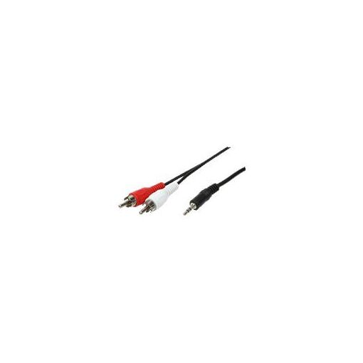 2direct Audio Cable - 3.5mm Stereo to RCA - 1.5m - Black