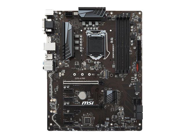 MSI Z370-A PRO - Tarjeta madre ATX con gráficos integrados y audio de 8 canales