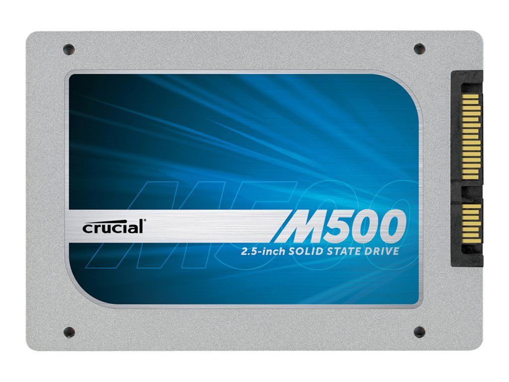 Crucial M500 - SSD - Encrypted - 120GB - Internal - 2.5" - SATA 6Gb/s - TCG Opal Encryption 2.0