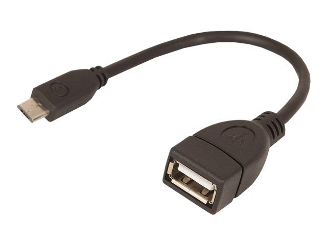 Urban Factory USB 2.0 Adapter - Micro USB Male to USB Female, Black