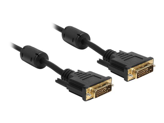 Cable DVI Delock 5 m DVI-D Negro