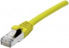 Dexlan - 20m RJ-45 to RJ-45 Cable - SFTP, PiMF - CAT 6a - Halogen Free, Molded, Hookless - Yellow