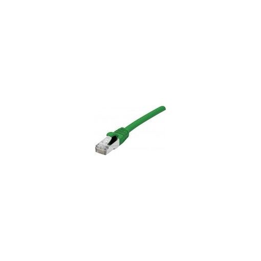 Dexlan - RJ-45 to RJ-45 Cable - 50 cm - SFTP CAT 6a - Halogen-Free, Molded, Hook-Free - Green