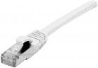 Dexlan - RJ-45 to RJ-45 Cable - 7.5m - SFTP Cat 6a - Halogen-free, Molded, Hook-less - White