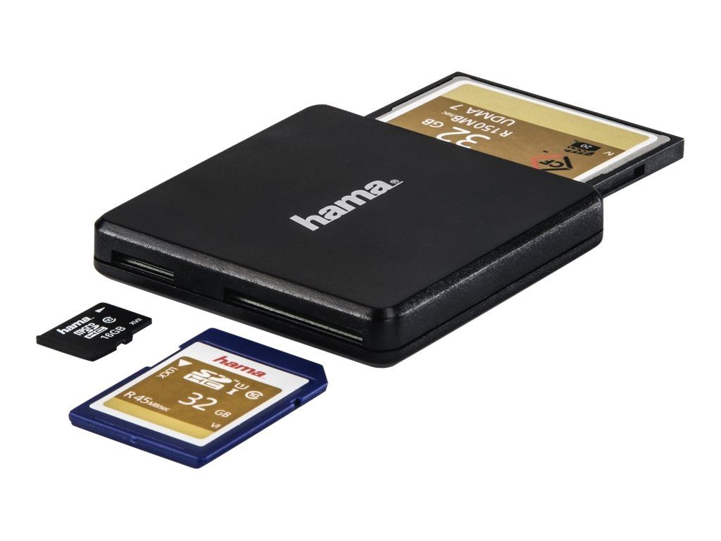 Leedor de tarjetas Hama USB 3.0 multifunción