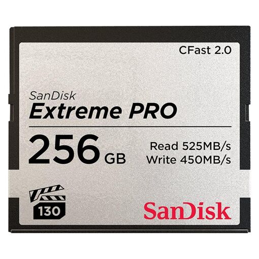 SanDisk Extreme PRO Flash Memory Card - 256GB - CFast 2.0