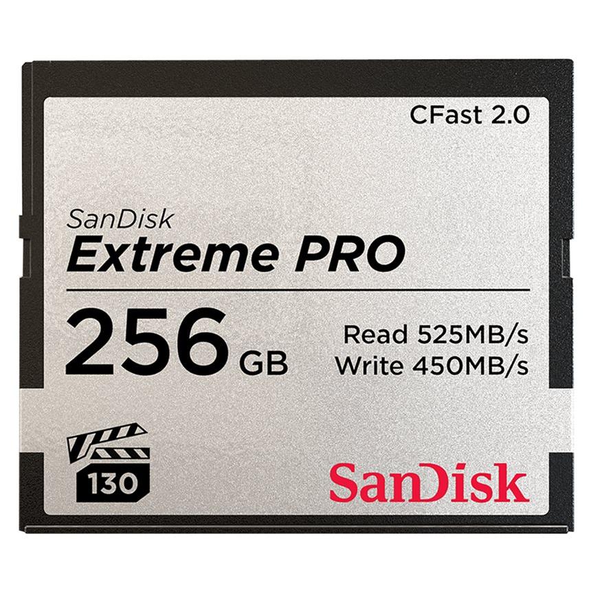 SanDisk Extreme PRO Flash Memory Card - 256GB - CFast 2.0