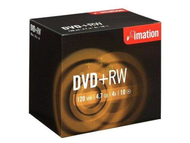Imation 10x DVD+RW 4.7GB 4x Write-Once Case